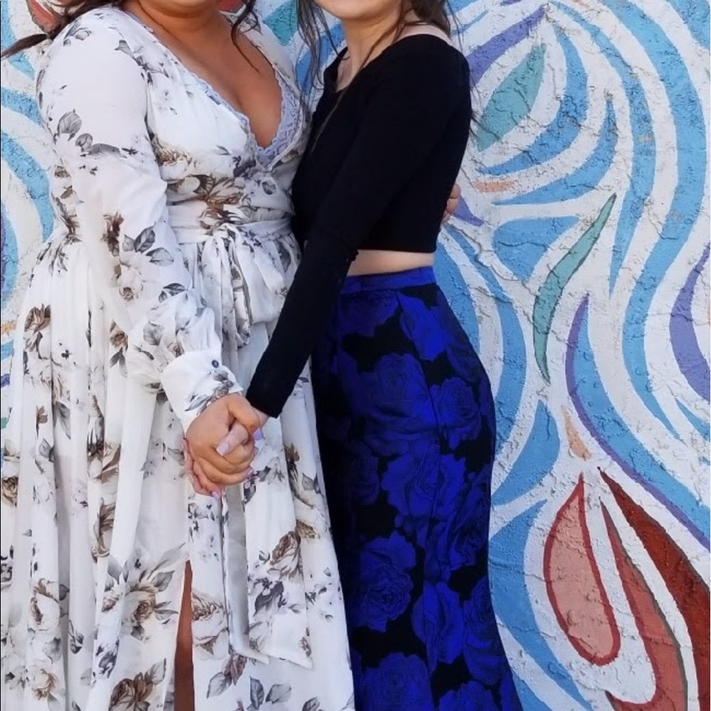 Dress on the RIGHT